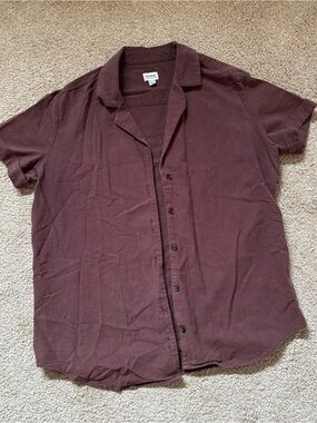 Short Sleeve Button-Up Shirt